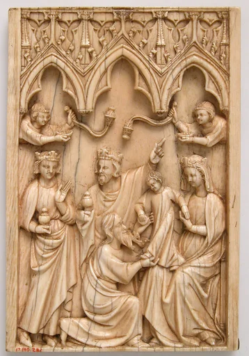Leaf from a Diptych with the Adoration of the Magi