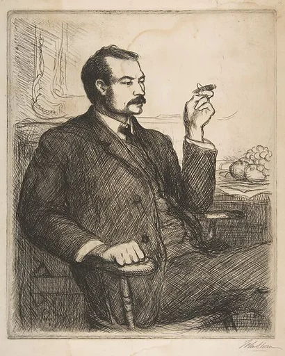 Charles Paul de Kock (a); Robert Henri (b)