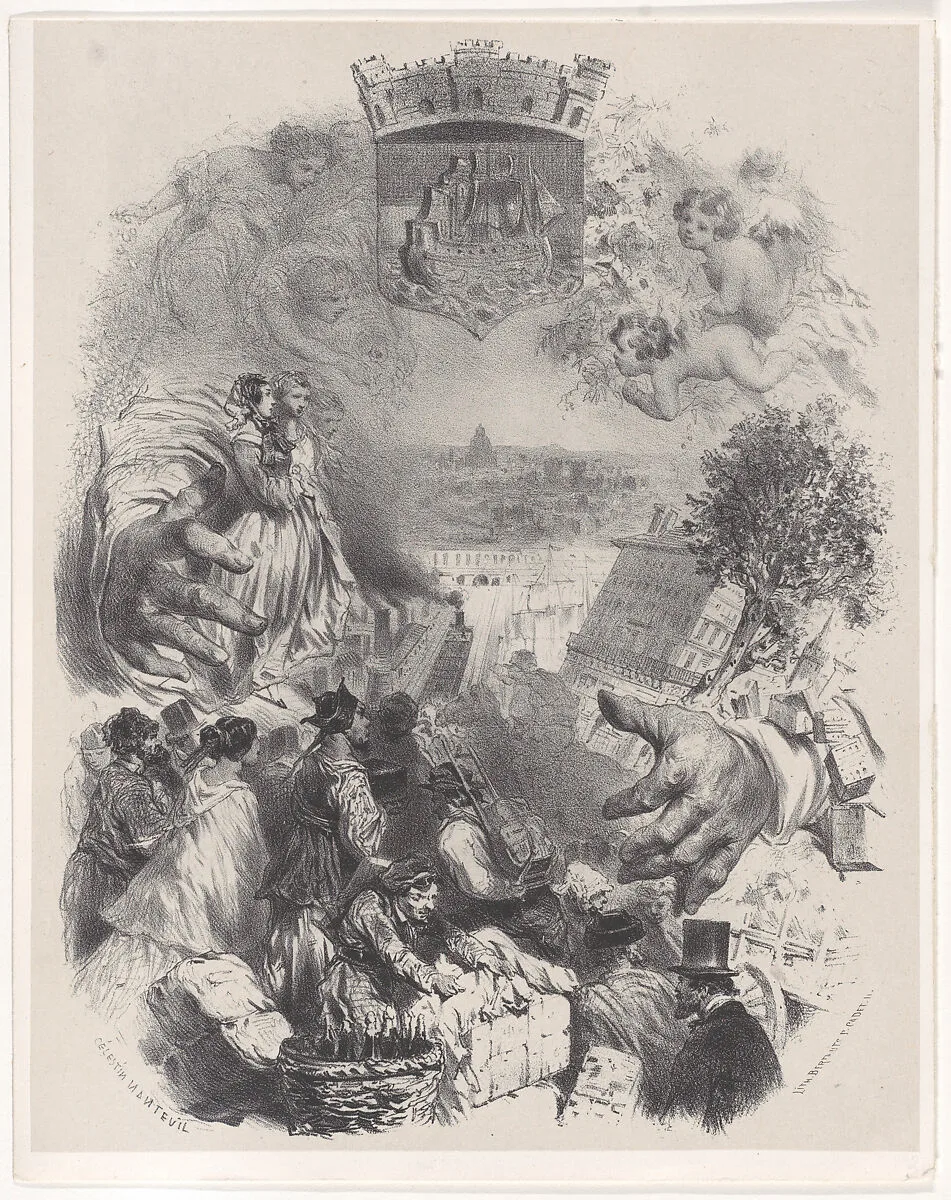 Title Page for Les Artistes Anciens & Modernes, Vol. IX — Bertauts, P. Cadet, Paris|Célestin Nanteuil