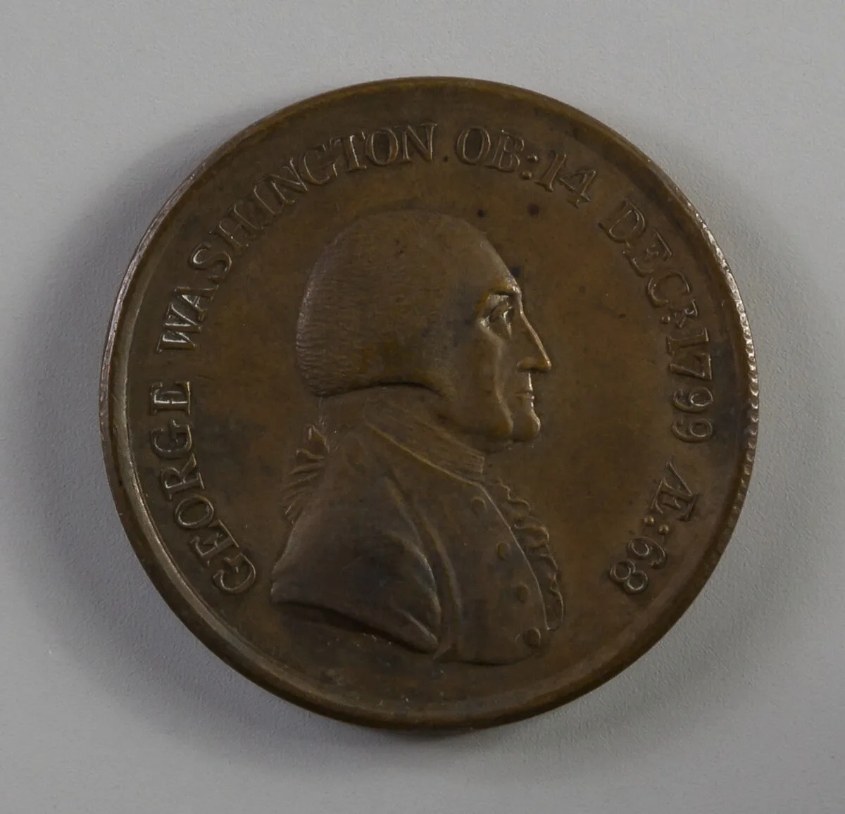 Medal Commemorating the Death of George Washington — Unknown