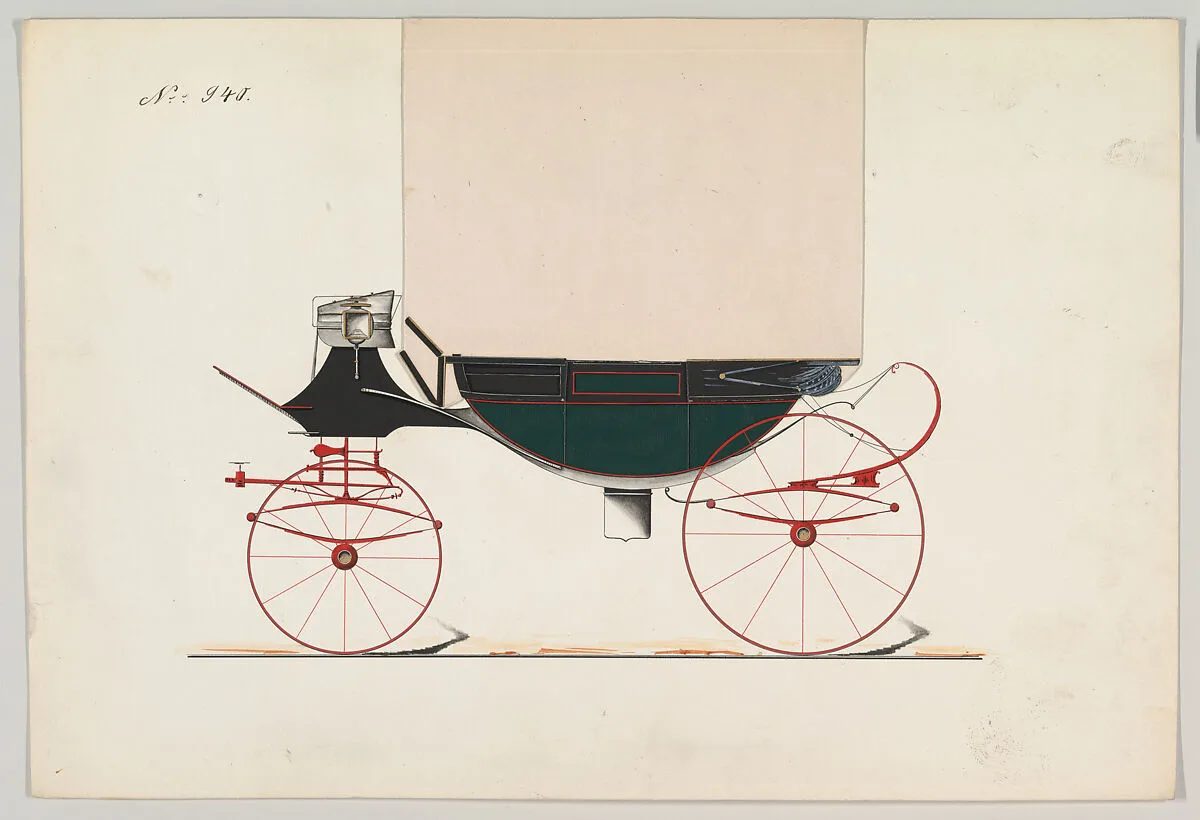 Design for Landau, no. 940 — Brewster & Co.