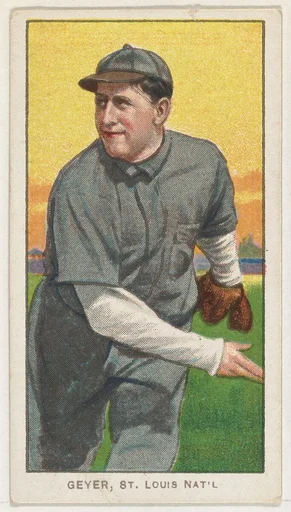 Geyer, St. Louis, National League, from the White Border series (T206) for the American Tobacco Company