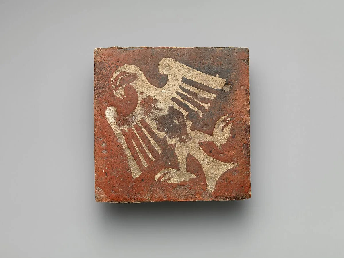Tile with Eagle Motif — Unknown