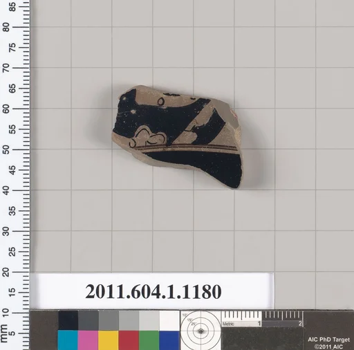 Terracotta fragment of a kylix (drinking cup)