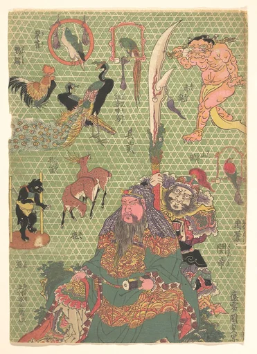 歌川国貞画 「籠細工 浪花細工人 一田庄七郎」|Basketry Work: By the Craftsman Ichida Shōshichirō of Naniwa (Kagozaiku Naniwa saikunin Ichida Shōshichirō)