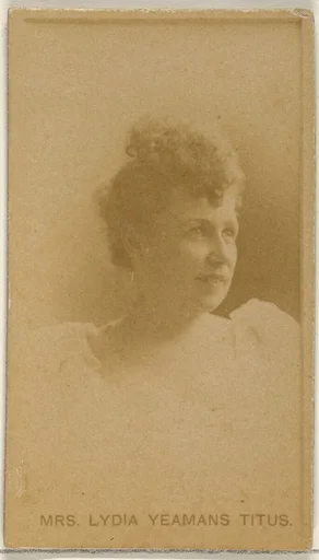 Mrs. Lydia Yeamans Titus, from the Actors and Actresses series (N45, Type 8) for Virginia Brights Cigarettes