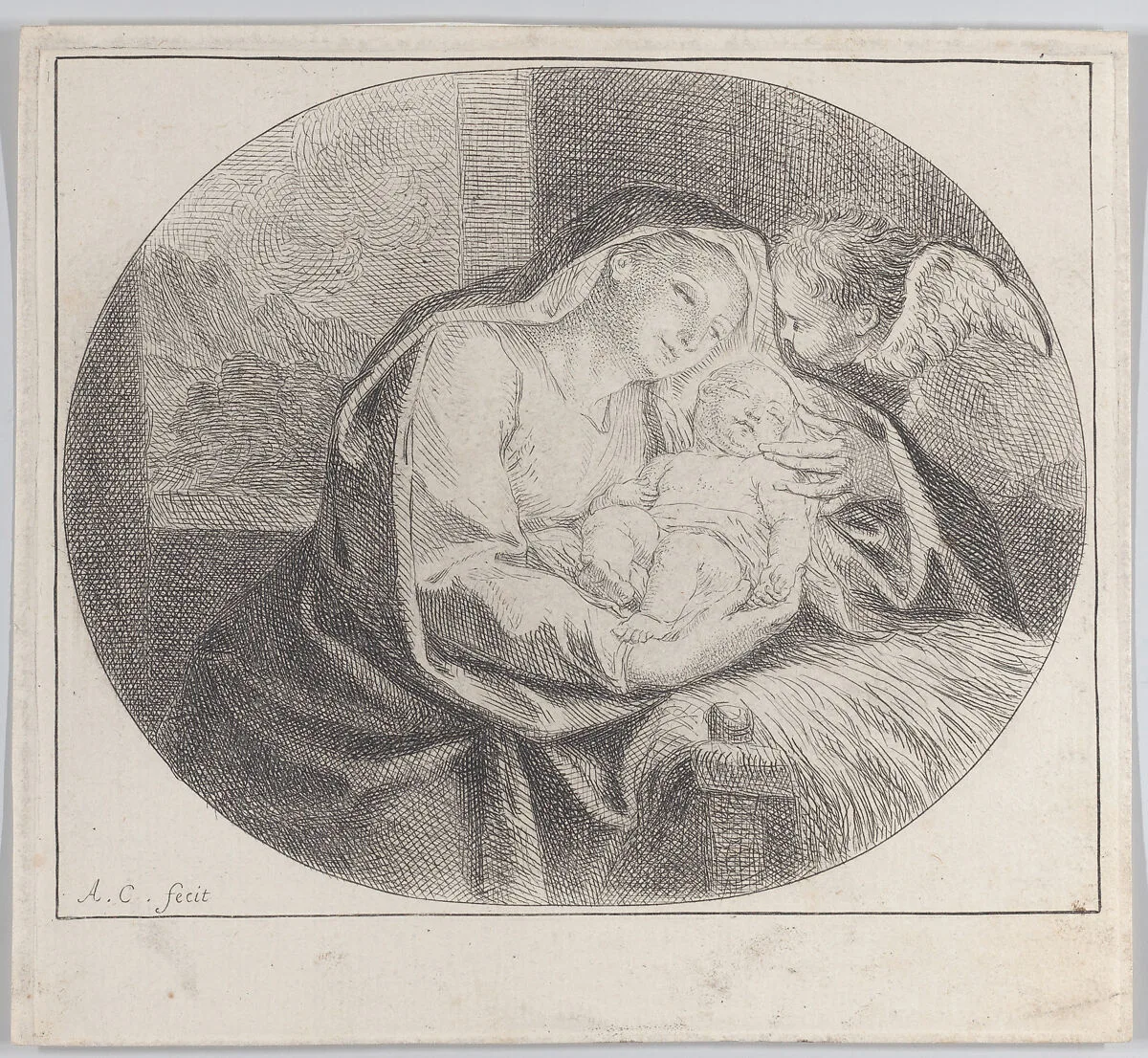 The Virgin and Child — Charles Antoine Coypel