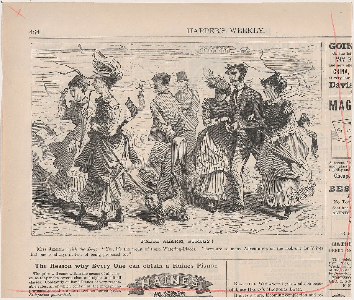 False Alarm, Surely! (from "Harper's Weekly," Vol. XIII) — Winslow Homer|Harper's Weekly|Harper & Brothers