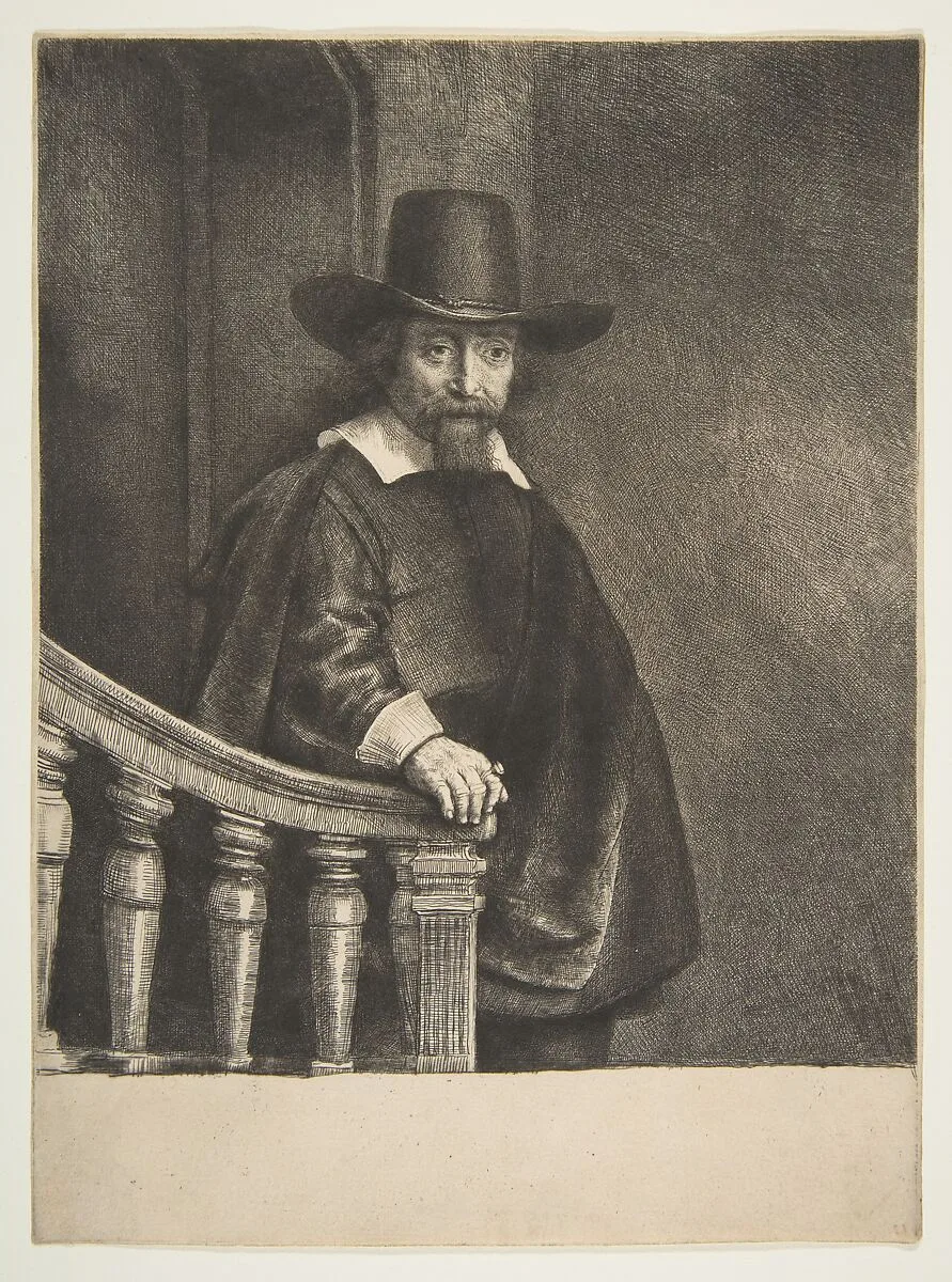 Ephraim Bueno, Jewish Physician — Rembrandt (Rembrandt van Rijn)