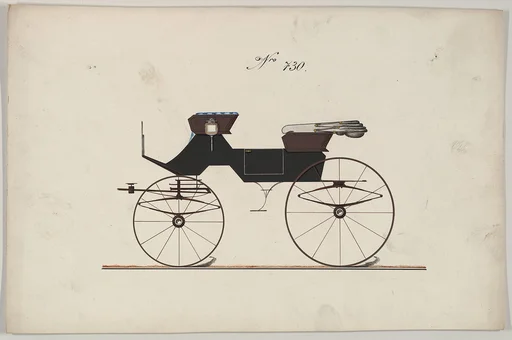 Design for Two Seat Phaeton, no. 730