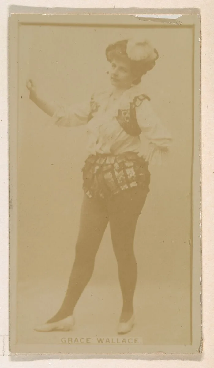 Grace Wallace, from the Actresses series (N245) issued by Kinney Brothers to promote Sweet Caporal Cigarettes — Kinney Brothers Tobacco Company