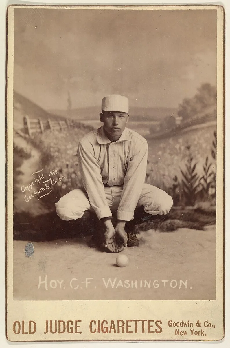 Hoy, Center Field, Washington, from the series Old Judge Cigarettes — Goodwin & Company
