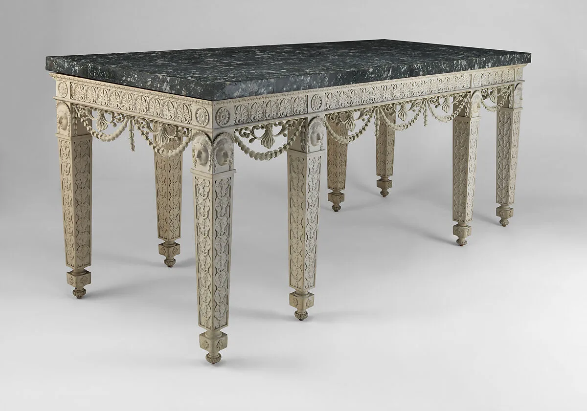 Console table from Croome Court, Worcestershire — Sefferin Alken|Robert Adam