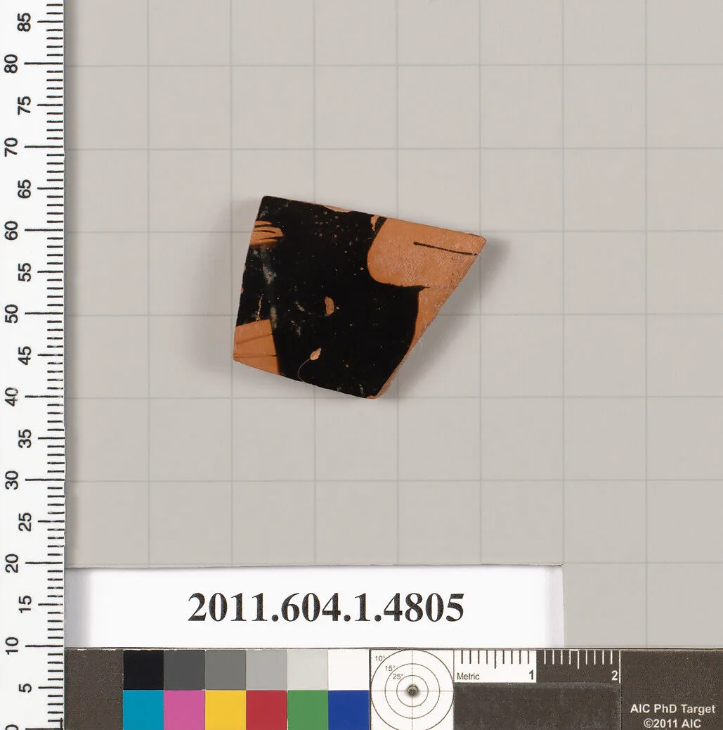 Terracotta fragment of a kylix (drinking cup) — Unknown