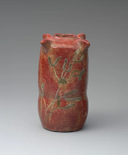 Vase with mistletoe