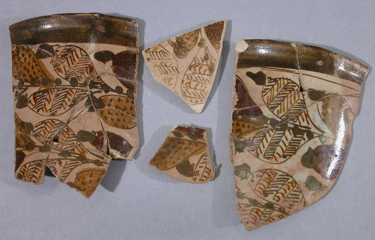 Fragments of Polychrome Luster Vessels — Unknown
