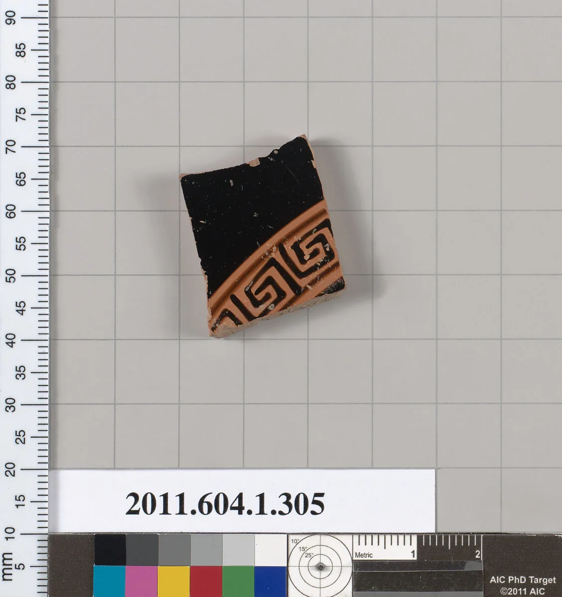 Terracotta fragment of a kylix (drinking cup) — Unknown