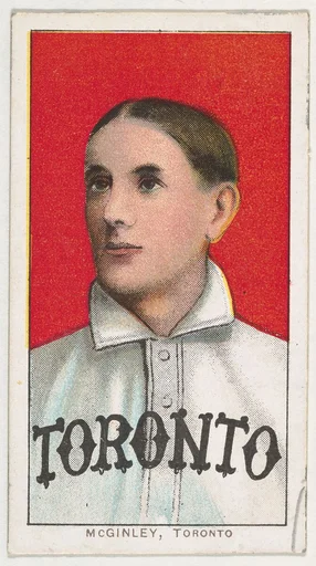 McGinley, Toronto, Eastern League, from the White Border series (T206) for the American Tobacco Company