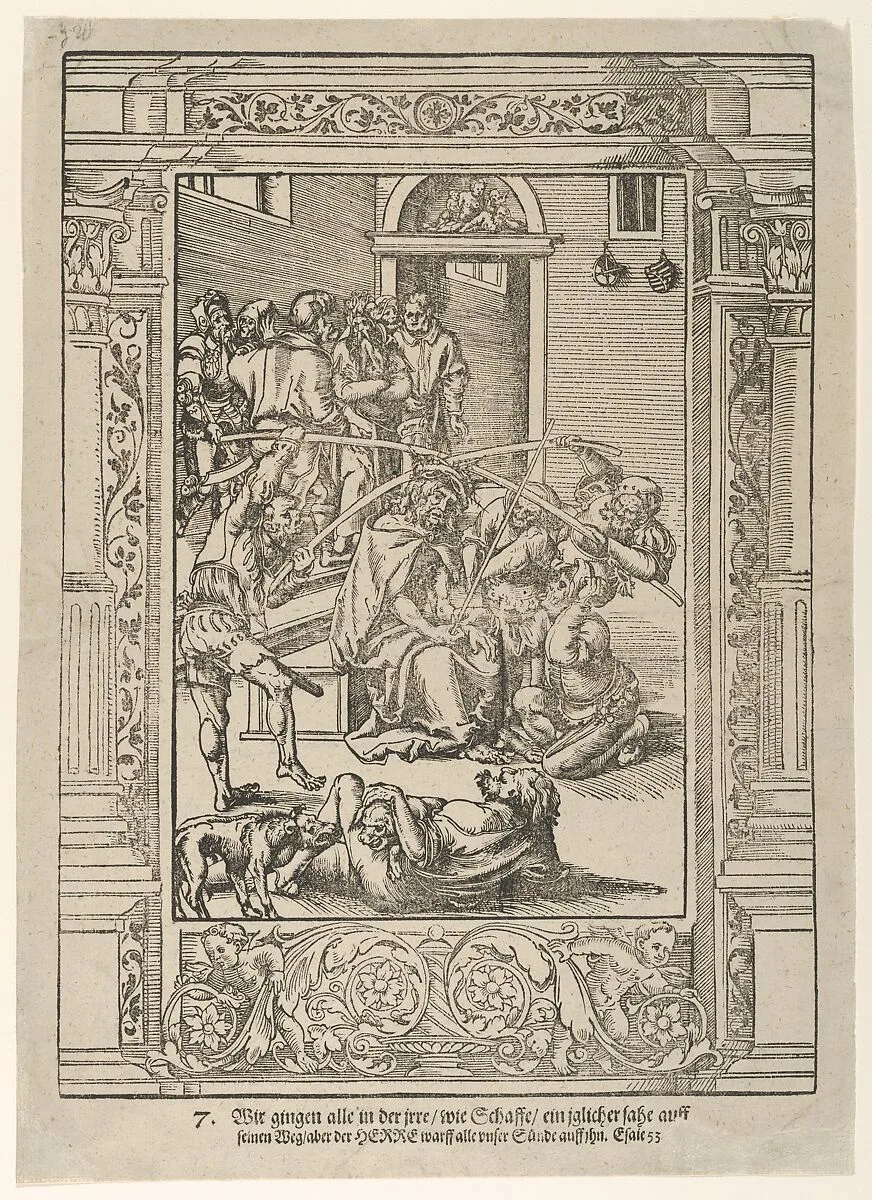 Christ Crowned with Thorns, from the Passion — Lucas Cranach the Elder