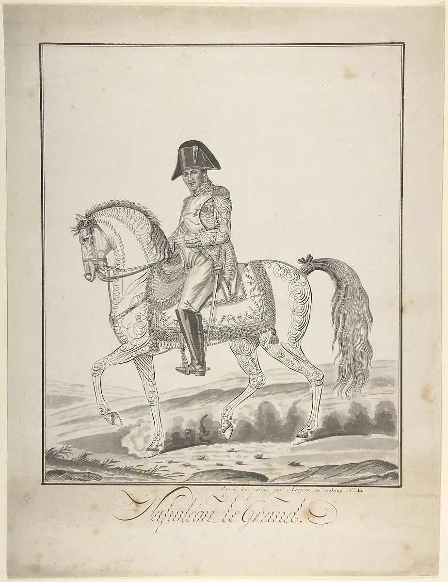 Equestrian Portrait of Napoleon — Auvrest