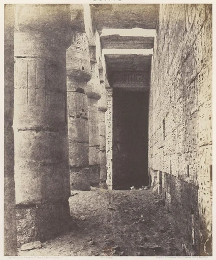 Médînet-Abou (Thèbes), Construction Postérieures - Deuxiéme Cour - Galerie Sud-Ouest