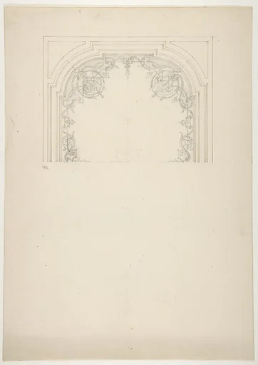 Design for the decoration of a ceiling