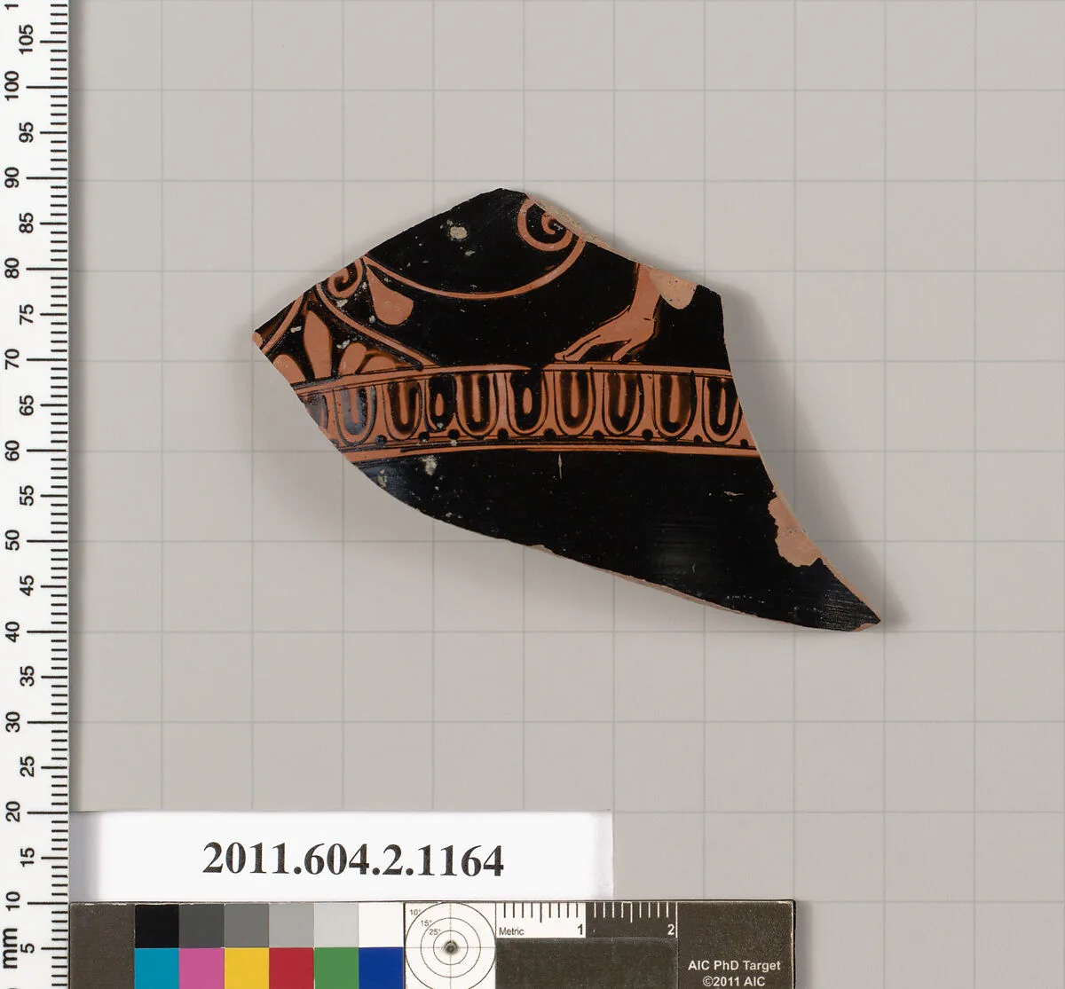Terracotta fragment of a skyphos (deep drinking cup)? — Unknown