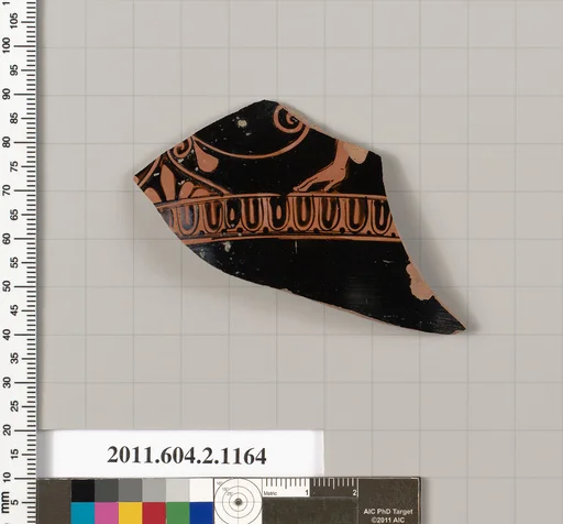 Terracotta fragment of a skyphos (deep drinking cup)?