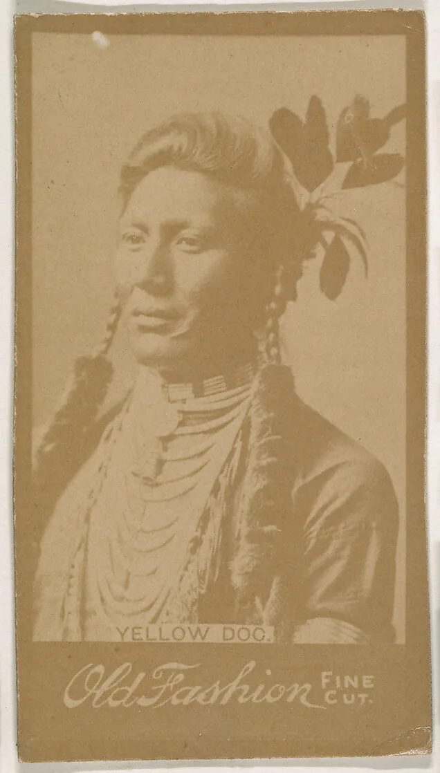 Yellow Dog, from the Indian Chiefs series (N681) promoting Old Fashion Fine Cut Tobacco — Unknown