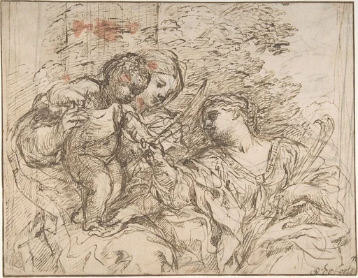 The Virgin and Child with Saint Martina