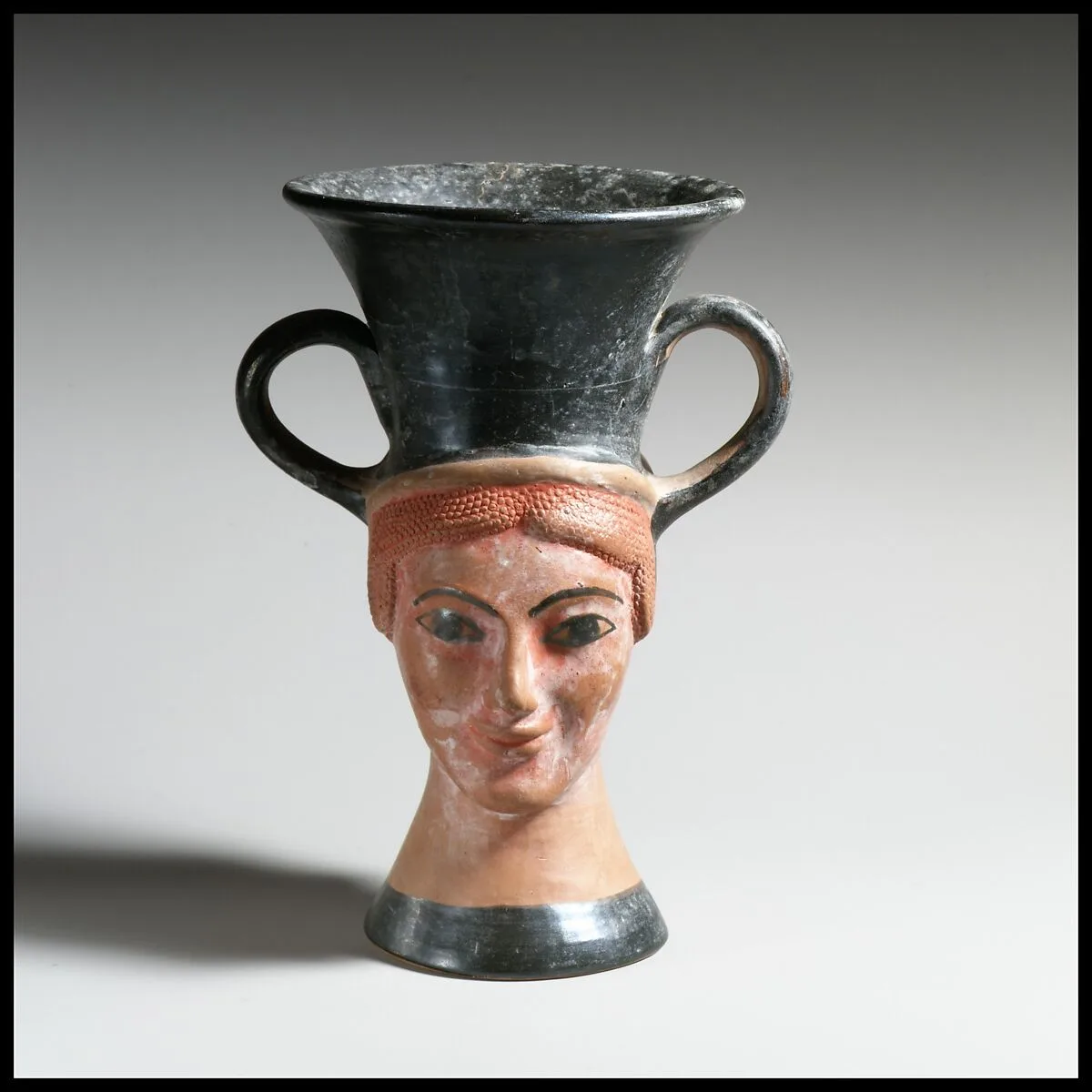 Kantharos in the form of two heads — Unknown