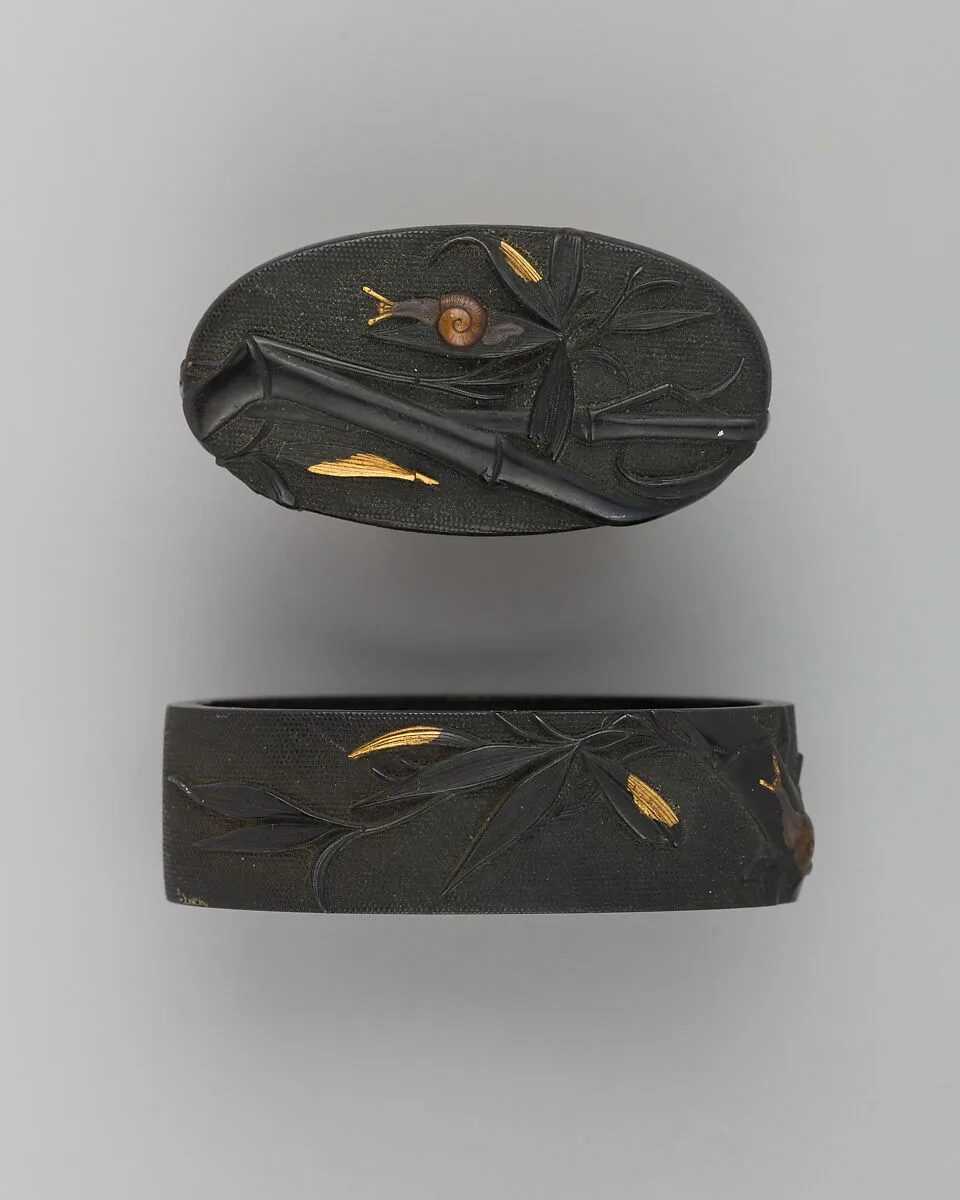 Sword-Hilt Collar and Pommel (Fuchigashira) — Unknown