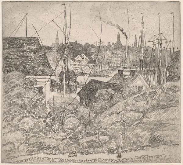 Harbor of One Thousand Masts — Childe Hassam