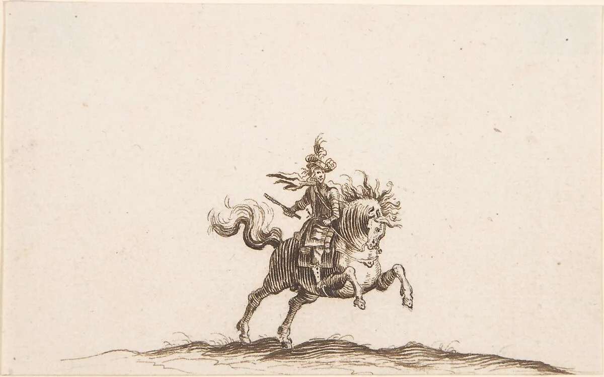 A Horseman — Hans Caspar Nüscheler|Jacques Callot