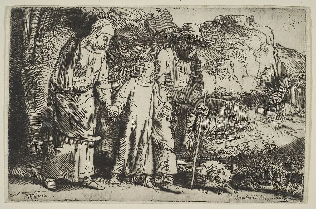 Christ Returning from the Temple with His Parents — Rembrandt (Rembrandt van Rijn)