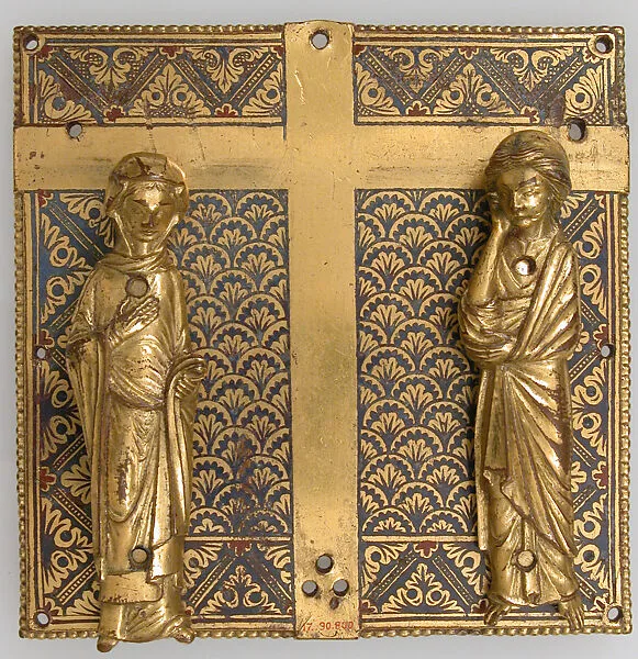 Plaque with the Virgin and Saint John — Unknown