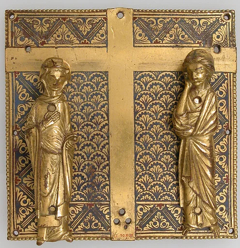 Plaque with the Virgin and Saint John