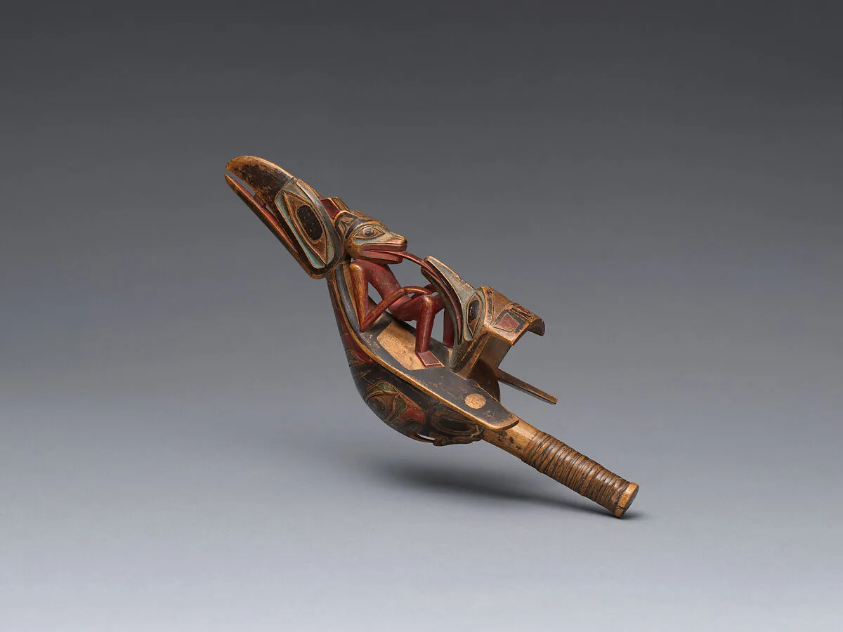 Raven rattle — Albert Edward Edenshaw