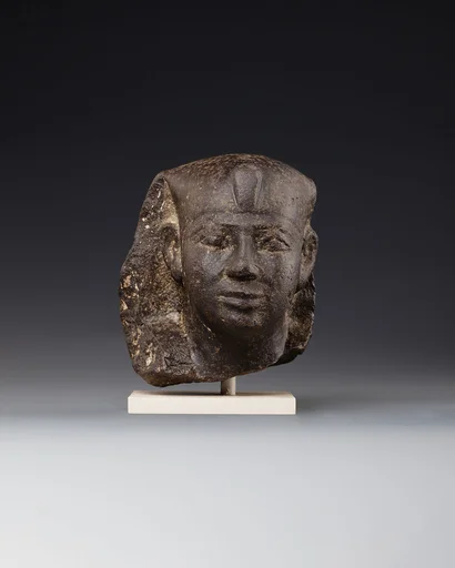 Royal head from a small statue