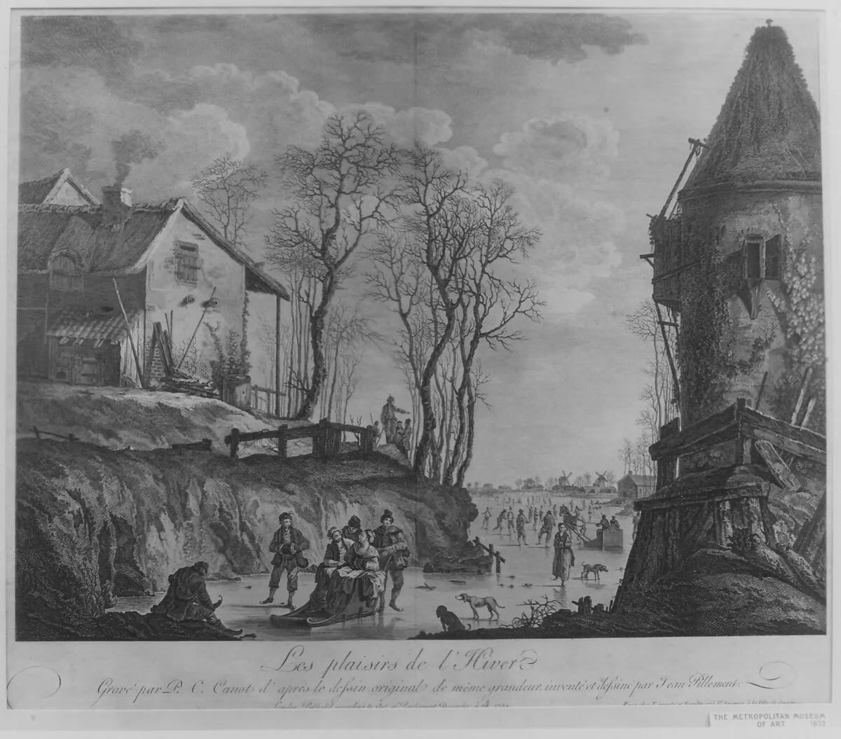 The Delights of Winter (Les Plaisirs de l'Hiver) — Jean Pillement|Pierre Charles Canot|Esnauts et Rapilly