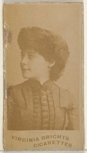 From the Actors and Actresses series (N45, Type 5) for Virginia Brights Cigarettes