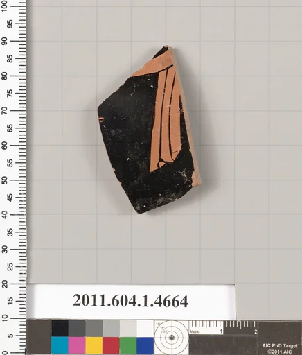 Terracotta fragment of a kylix (drinking cup)