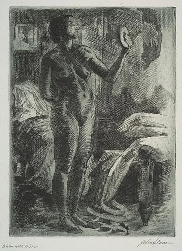 Nude with Mirror