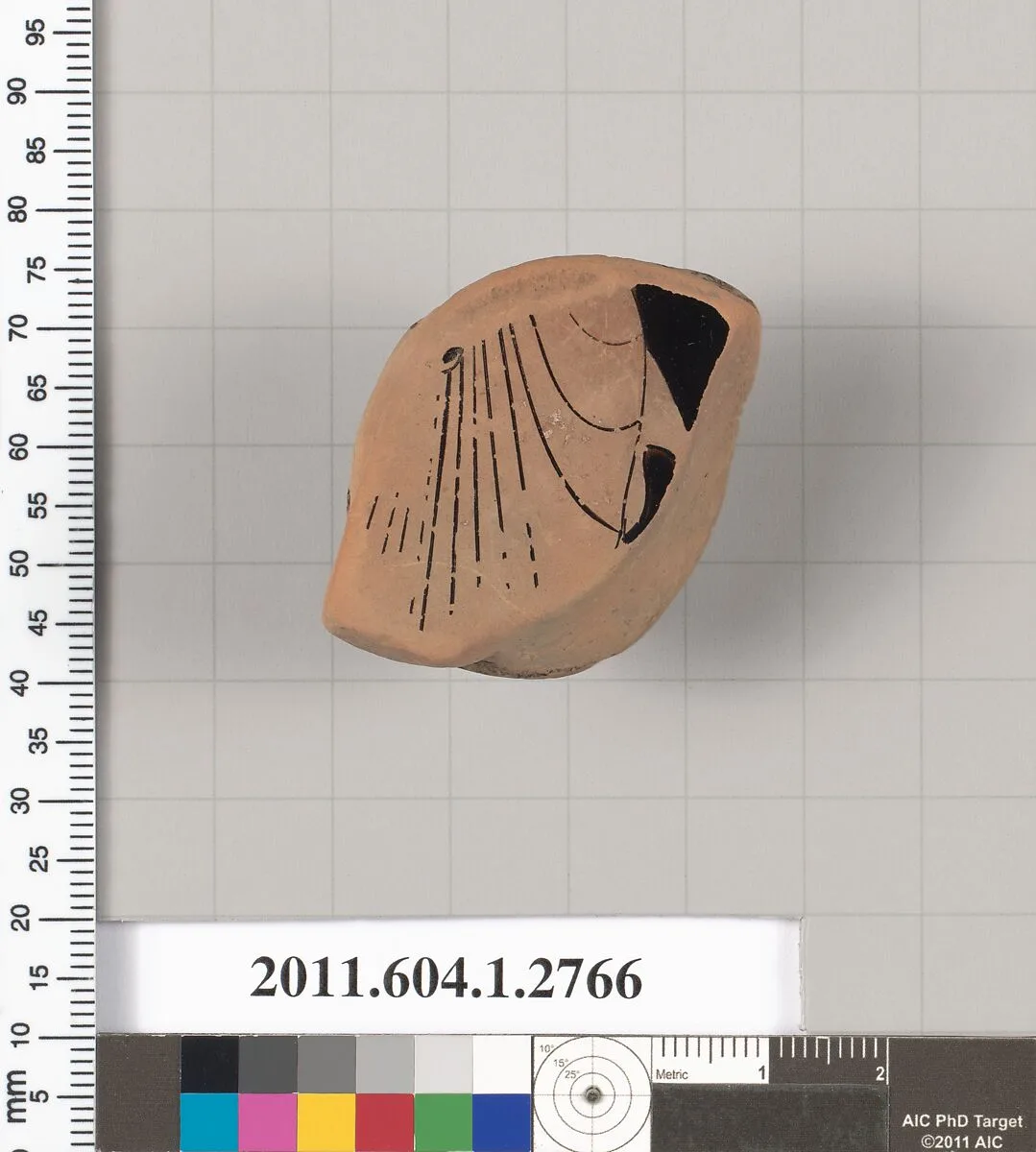 Terracotta fragment of a kylix (drinking cup) — Unknown