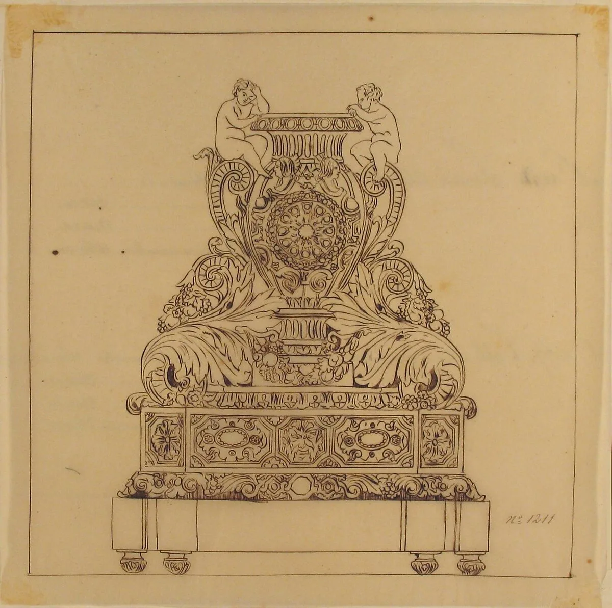 Design for an Urn — Anonymous, French, 19th century
