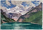 Sun and Shadow, Lake Louise — Paul Dougherty