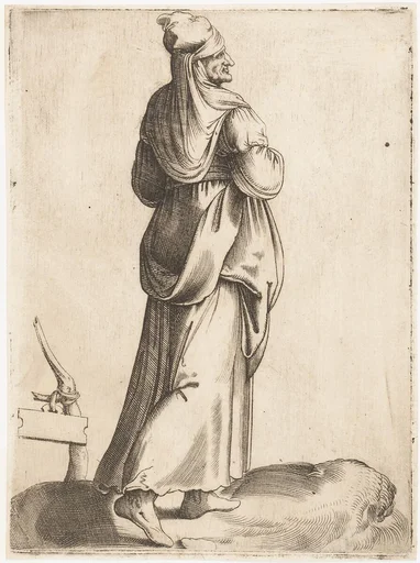 Costume Plate: Peasant Woman from Spain