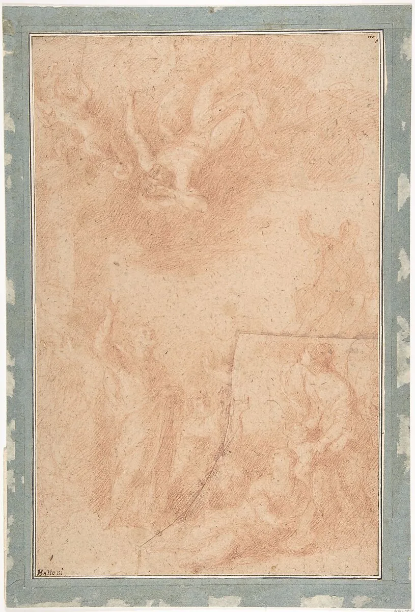 The Fall of Simon Magus — Giovanni Larciani ("Master of the Kress Landscapes")