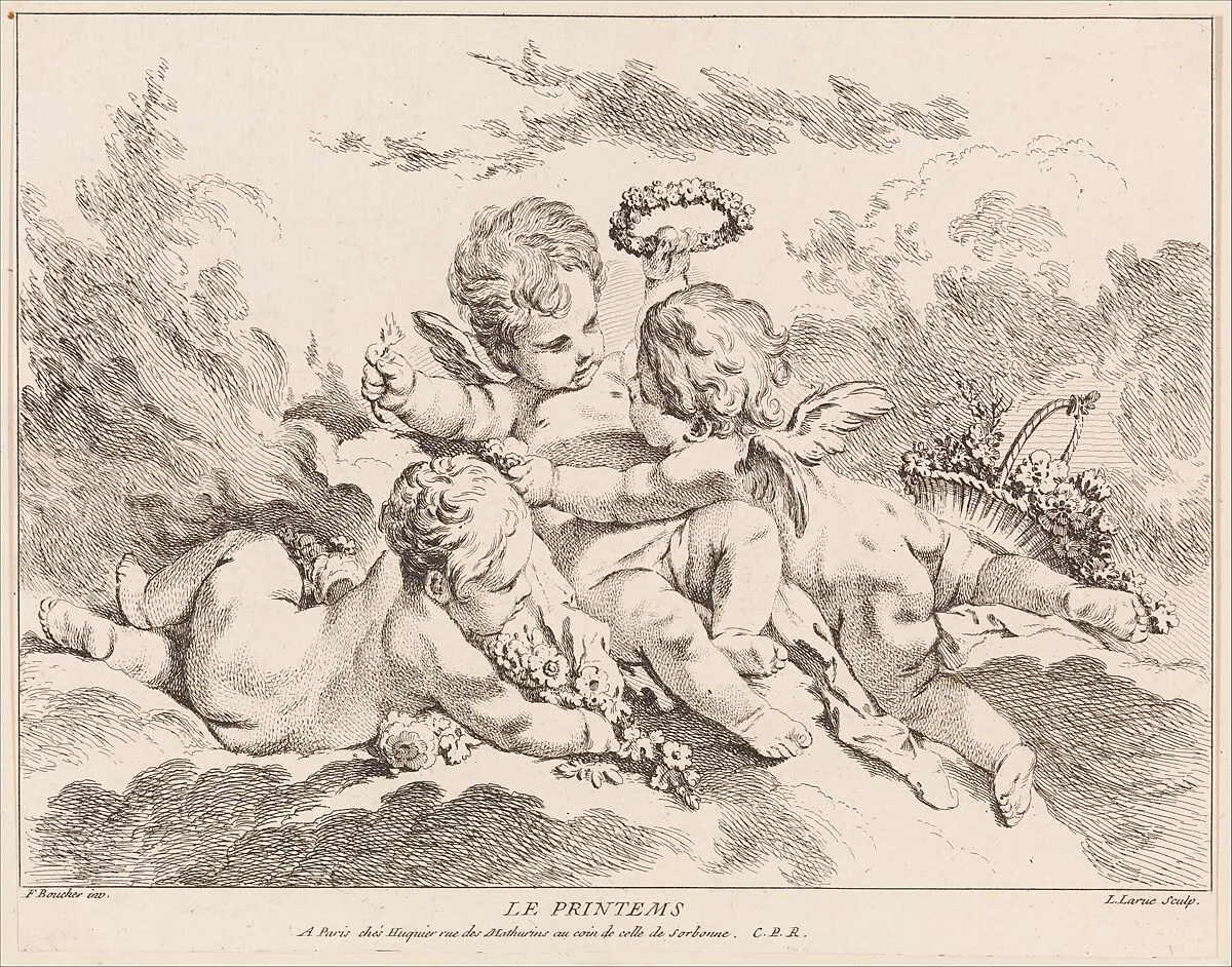 Spring — François Boucher|Louis Félix de La Rue