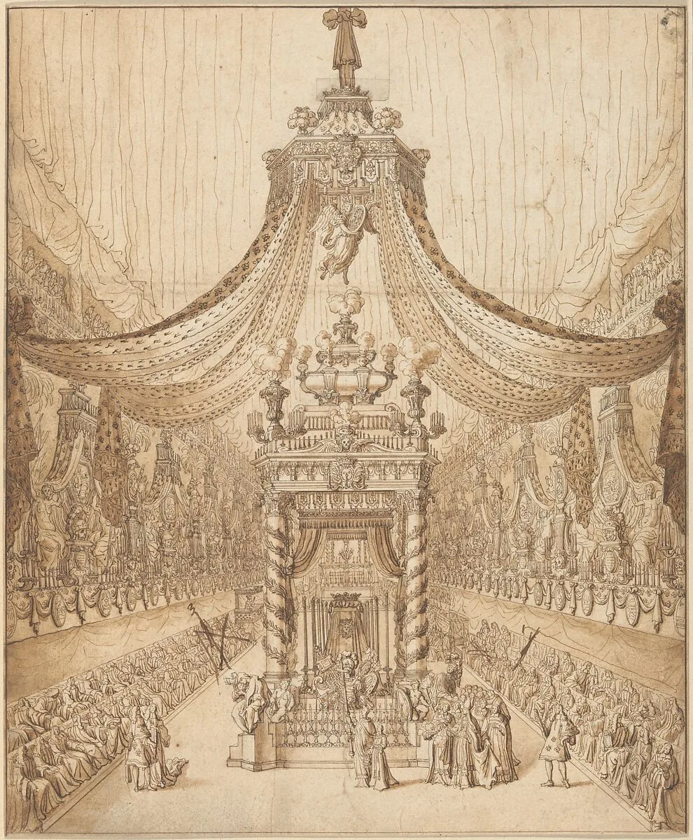 Funeral of the Grand Condé — Jean Berain